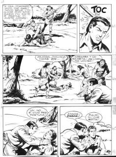 Zagor Zenith n. 101 - 3x Tavola Originale "la citta’ nascosta" Donatelli - Loose page - First edition - (1969) | Catawiki