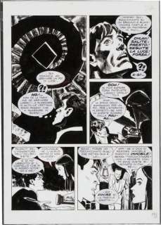 Angelo Stano | Dylan Dog gig. n. 8 - A. Stano - tavola originale "Il gatto nero" - Page volante - (1999) | Catawiki