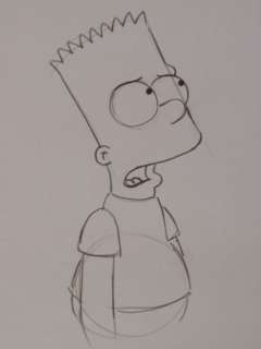 Matt Groening | The Simpsons - Bart Simpson - Exemplaire unique | Catawiki