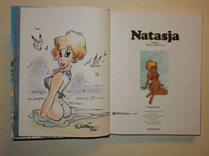 Walthéry - Natasja Integrale deel 2 - Met originele kleurentekening + ex-libris - Hardcover - First edition - (2019) | Catawiki