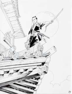 Hub | Okko, illustration Ã  l’encre de Chine et au c… | Banque Dessinée