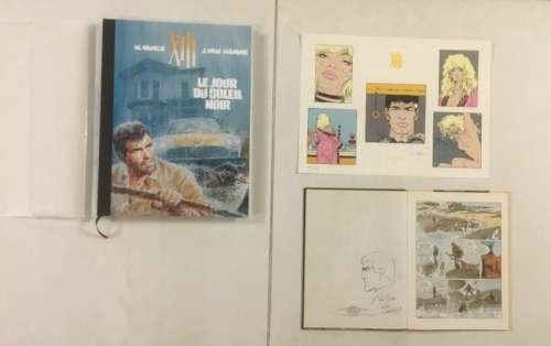 XIII - T1 Le Jour du Soleil Noir + dédicace - 2xTL/rééd + sérigraphie - (1987/2016) | Catawiki