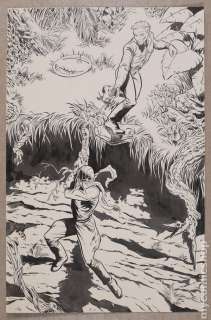 Original Art For Captain Gravity Issue 4, Page 1 by Keith Martin and Rober Quijano | mycomicshop.com
