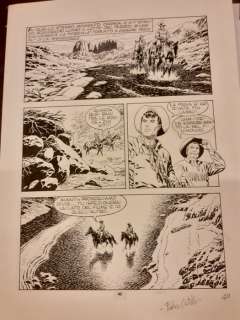 Fabio Civitelli | Tex n. 476 - Civitelli - tavola originale "L’uomo venuto dal fiume" - Page volante - (2003) | Catawiki