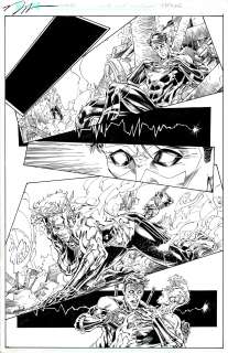Brett Booth | Titans vol. 2 #15 page 19 | Abel Original Art