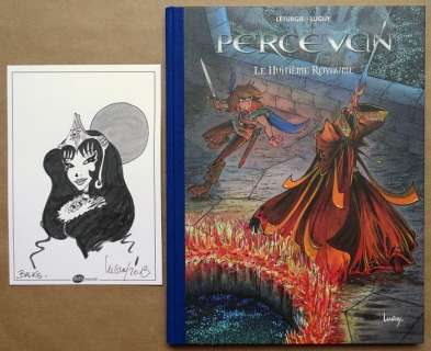 Luguy / Léturgie | Percevan T15 - TL Le Huitième Royaume + 4x ex-libris + dessin original - C - TL - Cartonné - EO (2013) | Catawiki
