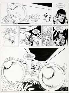 Vance | BobÂ Morane, planche n°39 Ã  l’encre de Chine… | Millon