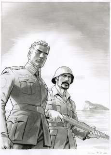 Marcial Toledano - Illustration originale inédite - Opération Félix - WW 2.2