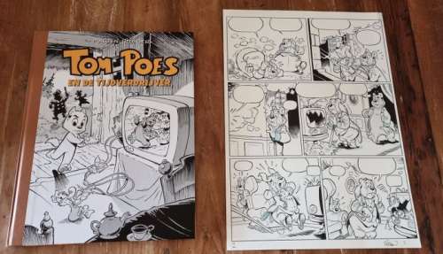 Artz, Tim | Artz, Tim - Originele pagina + Album (artist edition) - Bommel en Tom Poes - Tom Poes en de Tijdverdrijver - (2021) | Catawiki