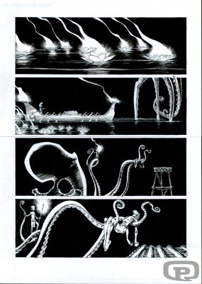 Olivier Vatine | Niourk Volume 3, Page 54 - Original Art by Olivier Vatine | Pulp’s Art