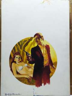 Fernã¡Ndez, Fernando | FernÃ¡ndez, Fernando - Original painting - Cover - Detectives | Catawiki