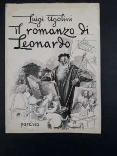 Gustavino (Gustavo Rosso) | Gustavino (Gustavo Rosso) - Copertina Originale per "Il Romanzo di Leonardo" - Page volante - (1945) | Catawiki