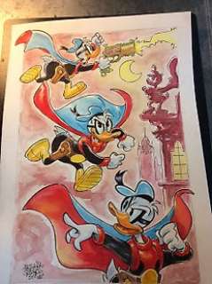 Alessandro Gottardo | Donald Duck - â€œPaperinik eroe di Paperopoliâ€ - Page volante - Exemplaire unique - (2018/2018) | Catawiki