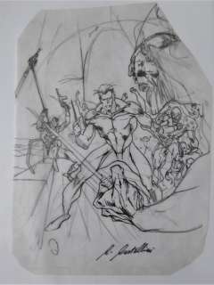 Claudio Castellini | Nathan Never n. 51 - Preliminare originale di copertina per albo "I predatori dei mari" - Page volante - Exemplaire unique - (1995) | Catawiki