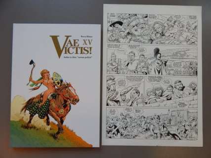 Mitton, Jean-Yves | Mitton, Jean-Yves - Originele pagina + Grootformaat album - Vae Victis! 15 - Amber in Alesi, "cursum perficio" - (2008/2016) | Catawiki