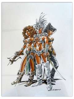 Dany | Dany - Couverture originale - Les Guerrieres de Troy TL1 - Yquem le généreux - (2010) | Catawiki