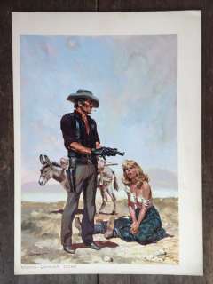 Sommer, Manfred | Sommer, Manfred - Original painting - Cow-boy - (1970) | Catawiki