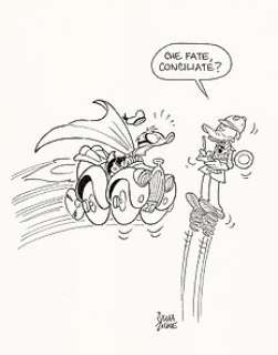 Silvia Ziche | Topolino # 3006 - Silvia Ziche - illustrazione originale "Che aria tira a... Paperopoli" - Exemplaire unique - (2013) | Catawiki