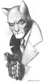 Sanjulian, Manuel | Sanjulian, Manuel - Original drawing - Blacksad | Catawiki
