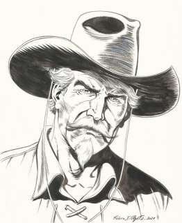 Fabio D’agata | Tex - Fabio D’Agata - original artwork "Kit Carson" - Page volante - Exemplaire unique | Catawiki