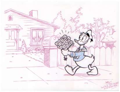 Xavi (Xavier Vives Mateu) | DONALD - Dibujo original - DONALD, tribute 87 years old - EO (2021) | Catawiki