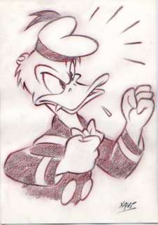 Xavi (Xavier Vives Mateu) | DONALD - Dibujo original - Angry Donald (2021) | Catawiki