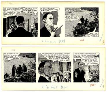 David Wright | Wright - CAROL DAY, "The Changeling" #1701 & 1702
 Daily Strips (1961  NO RESERVE) | Russ Cochran