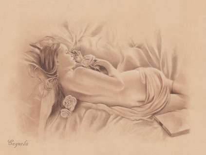 Daniel Cayuela | Daniel Cayuela - Original drawing - Yearning - With COA - (2021) | Catawiki