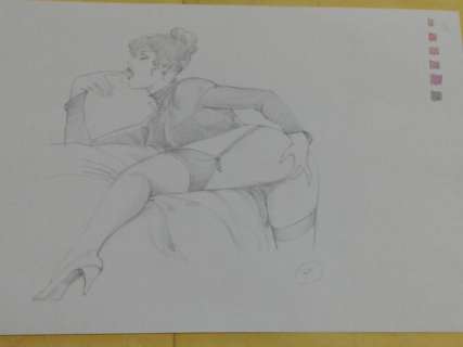 Leone Frollo | Leone Frollo - original artwork " il solitario " firmata - Page volante - Exemplaire unique | Catawiki