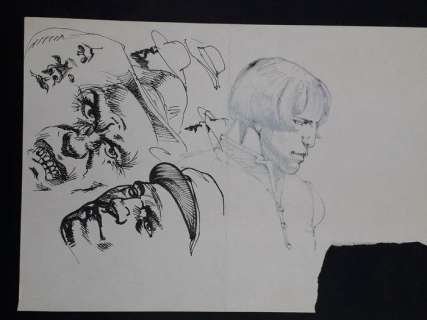 Tanino Liberatore | Tanino Liberatore - Studio di personaggi - Page volante - EO | Catawiki