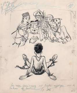 Joubert Pierre | Â«GrenouilleÂ». Encre de Chine pour une illustration d’un | Tessier Sarrou