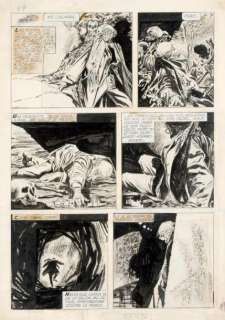 Breccia - Mort Cinder - Les yeux de Plomb Encre de Chine pour la planche