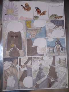 Format: Â± 50 X 61 Cm. | Erich von GÃ¶tha - Planche originale en couleur (p.28) - Les malheurs de Janice Tome 3 - (2003) | Catawiki