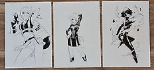 Lapeyre, Guillaume - Lapeyre, Guillaume - 3x Dessin original - City Hall - (2016)