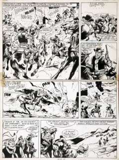 Jijé | Jerry Spring, planche n° 29 Ã  l’encre de Chi… | Millon