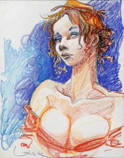 Loisel | Illustration au crayon gras et aux pastels réalis… | Millon