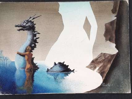 Karel Thole | Karel Thole - Illustrazione Originale "Drago" - Firmata - Page volante - Exemplaire unique | Catawiki