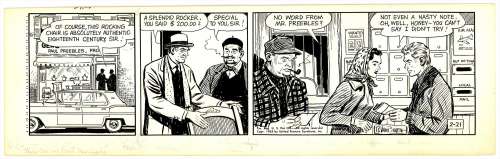 Raeburn Van Buren | Van Buren - ABBIE an’ SLATS, Daily (02/21/1962) | Russ Cochran