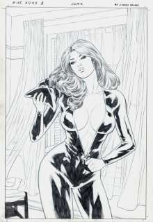 Carlos Rafael - Miss Fury #8 Cover (Unmasked!) 2013