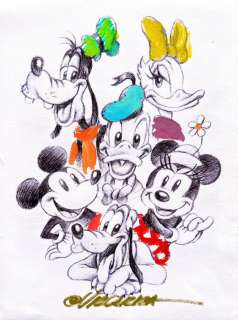 Joan Vizcarra | Disney Best Friends - Signed Giclée By Joan Vizcarra - Embellished - Canvas - EO | Catawiki