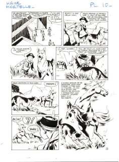 Carlo Raffaele Marcello | Rin Tin Tin & Rusty - 3x C.R.Marcello - Tavola Originale - Page volante - Exemplaire unique - (1962) | Catawiki