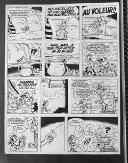 Remacle, Marcel | Remacle, Marcel - Planche originale - Le Vieux Nick et Barbe-Rouge T25 - Barbe-Noire prend des risques - (1982) | Catawiki