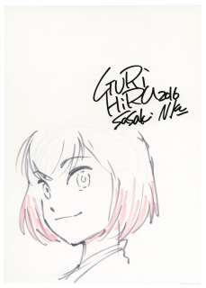 Gurihiru Hand-Drawn Color Illustration "Gwenpool"