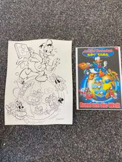 Ray Nicholson | Mickey Magazine - Original Disney Micky and friends ink drawing ~Ray Nicholson~ | Catawiki