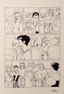 Marco Nizzoli | Il Vizioso Mondo di Keto #2 - Marco Nizzoli - tavola originale - Page volante - (1996) | Catawiki