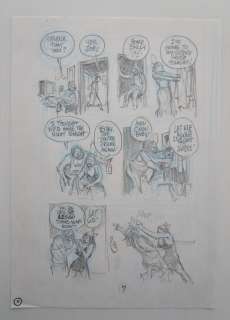 Eisner, Will | Will eisner - Originele pagina in schetsversie (p.7) - A family matter - (1998) | Catawiki