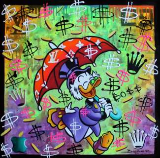 Gabriel, Brisan | Brisan Gabriel - Original artwork - Happy Day Duck - Size: 50 x 50 cm. - (2021) | Catawiki