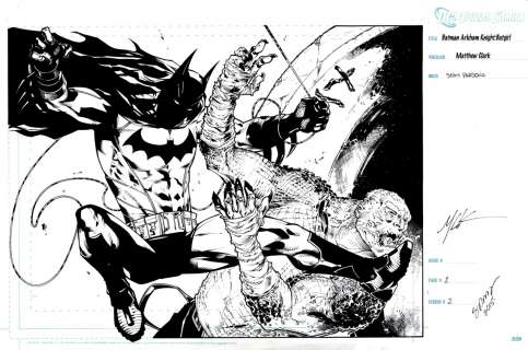 Matthew Clark, Sean Parsons - batman arkham knight: batgirl and harley #1 p 2 splash (2015)