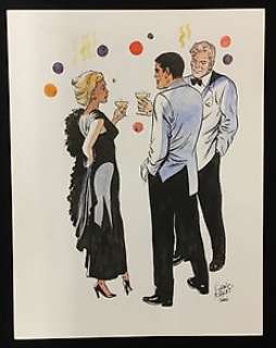 Gérald Forton | Forton, Gérald - Dessin original en couleurs signé - Bob Morane - Page volante - (2006) | Catawiki