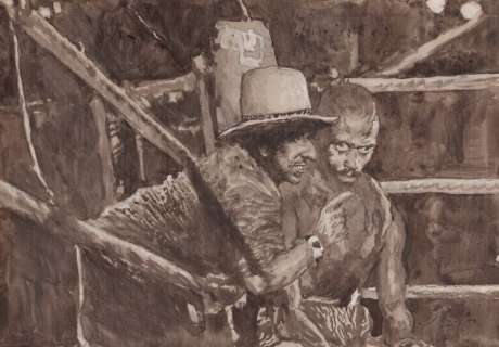 Smudja | Bob Dylan revisited, illustration Ã  l’acryliq… | Millon